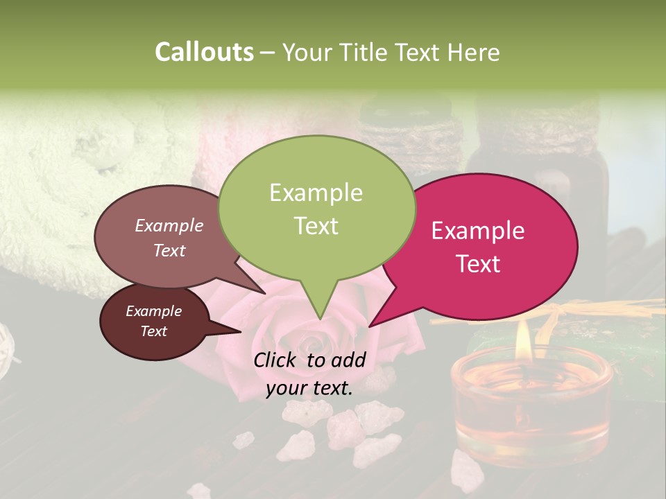 Wellness Massage Salt PowerPoint Template