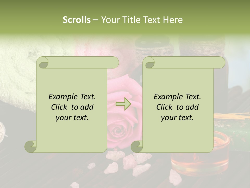 Wellness Massage Salt PowerPoint Template