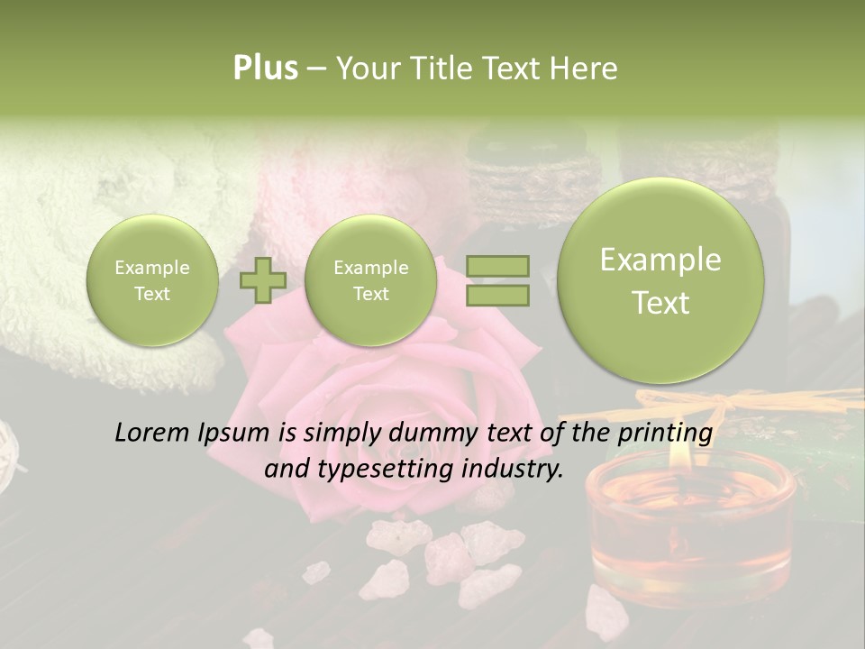 Wellness Massage Salt PowerPoint Template