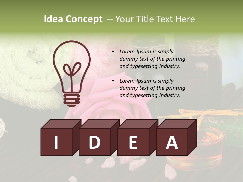 Wellness Massage Salt PowerPoint Template