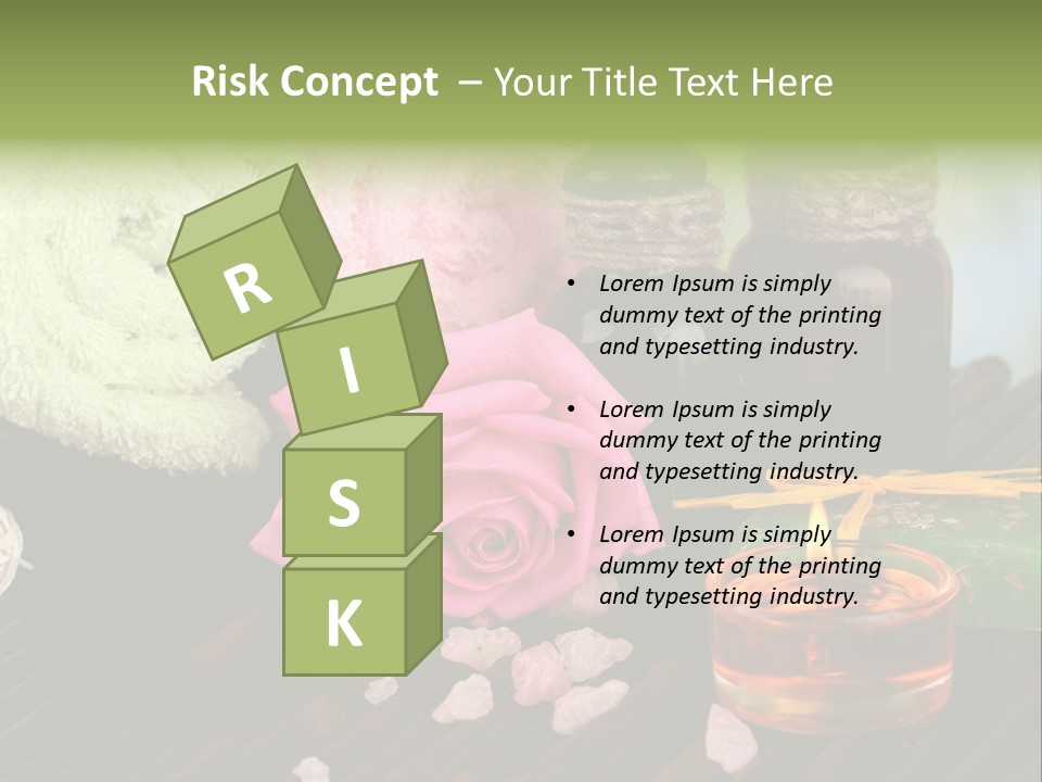 Wellness Massage Salt PowerPoint Template