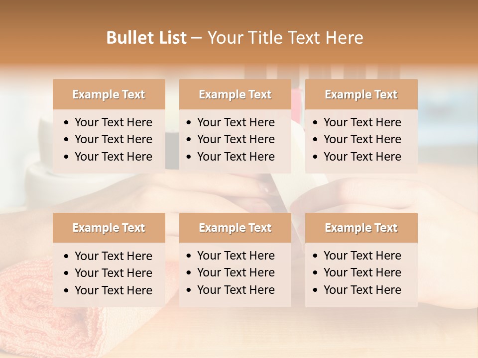 Lifestyle Nail Elegance PowerPoint Template