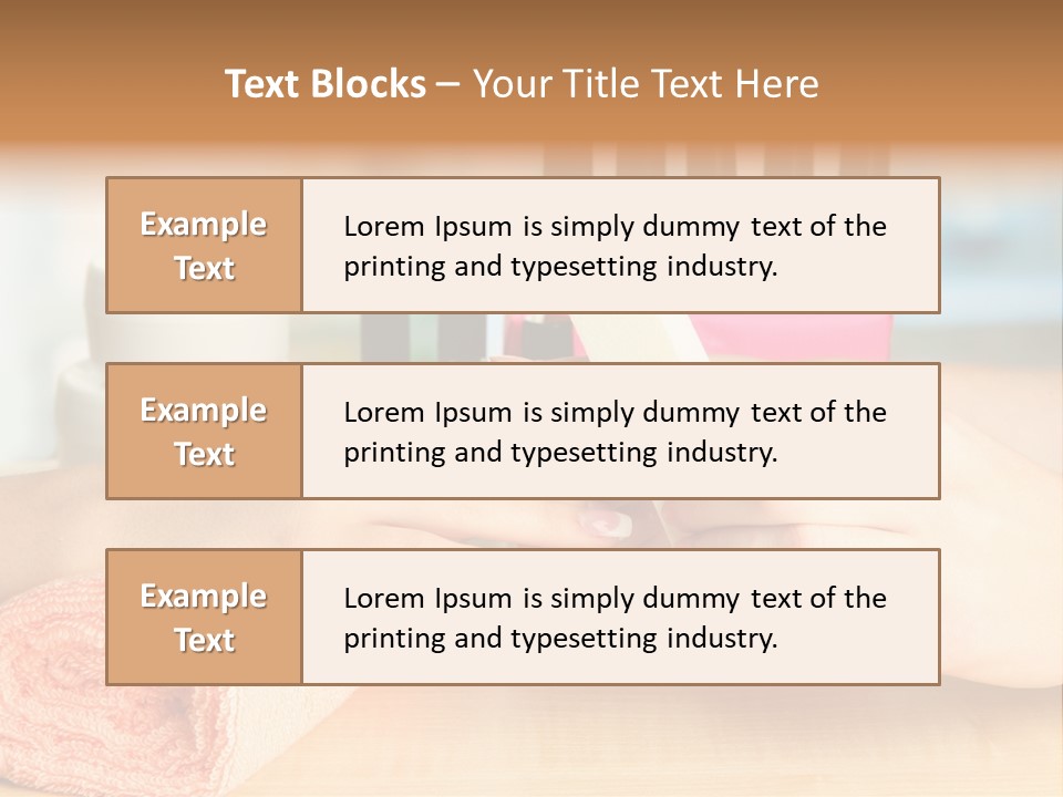 Lifestyle Nail Elegance PowerPoint Template