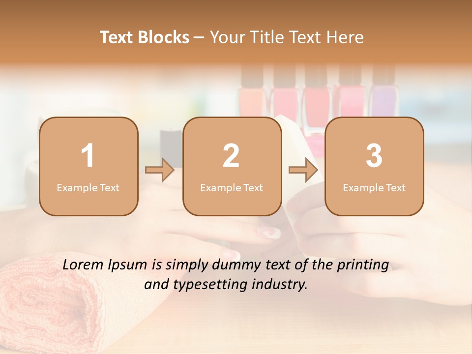 Lifestyle Nail Elegance PowerPoint Template