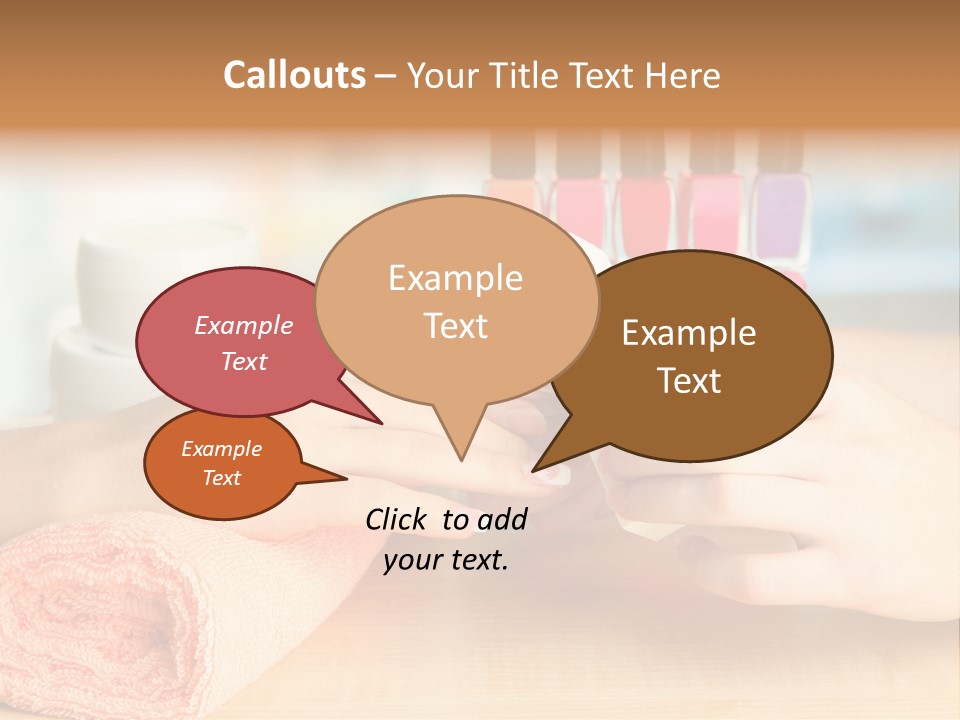 Lifestyle Nail Elegance PowerPoint Template