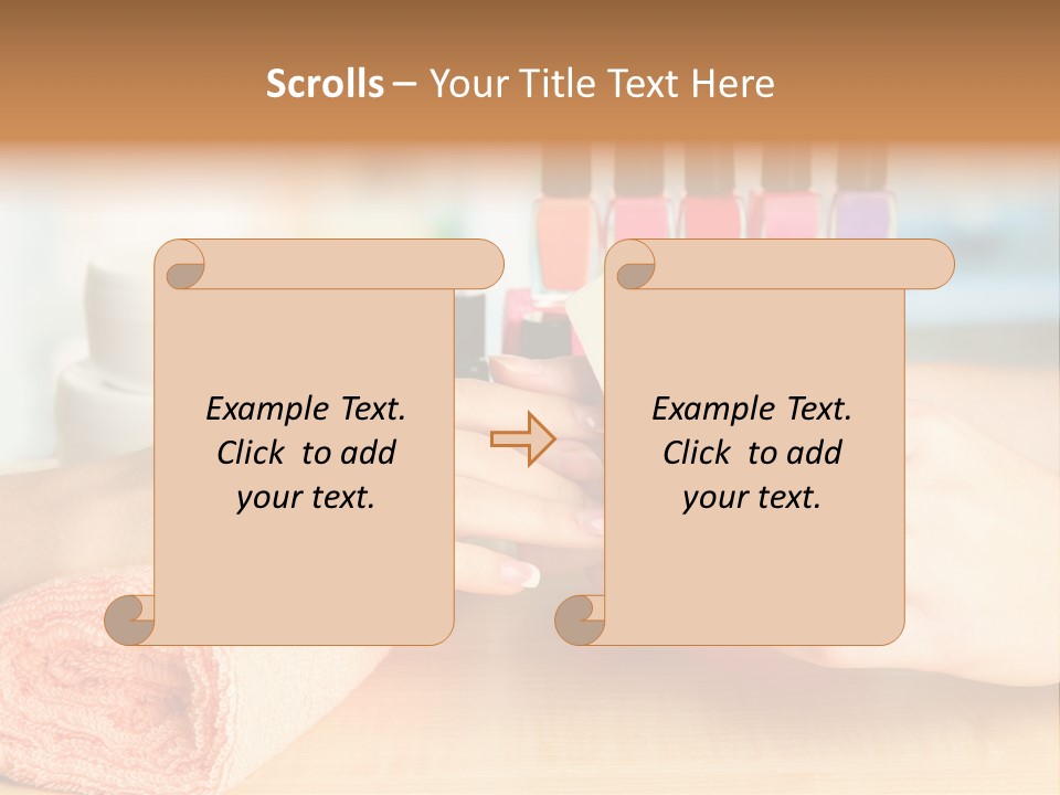 Lifestyle Nail Elegance PowerPoint Template