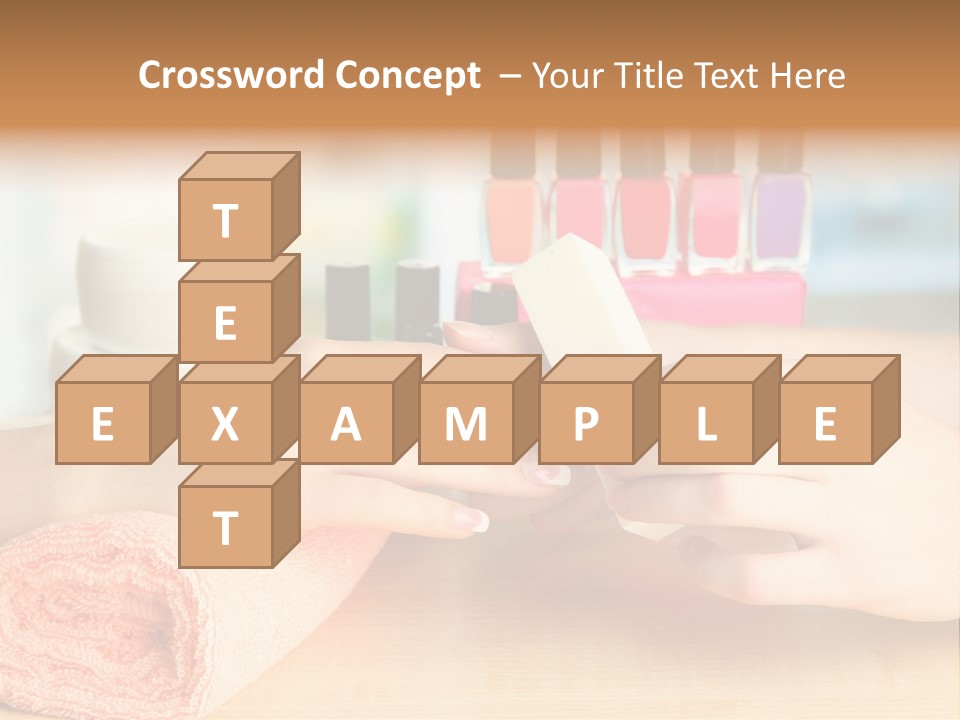 Lifestyle Nail Elegance PowerPoint Template