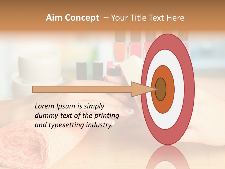 Lifestyle Nail Elegance PowerPoint Template