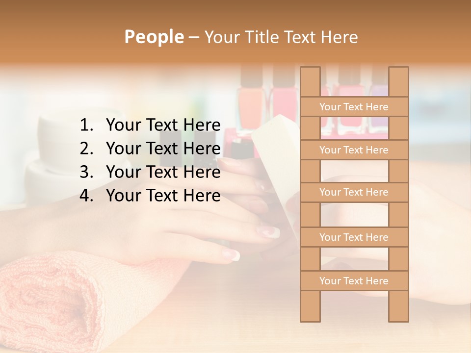 Lifestyle Nail Elegance PowerPoint Template
