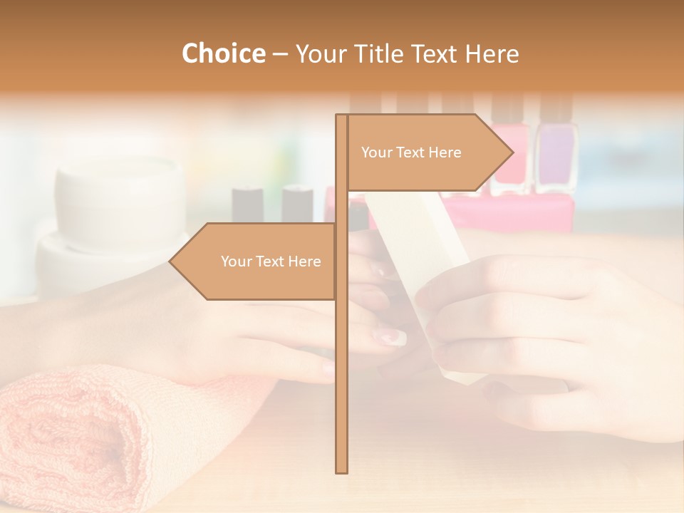 Lifestyle Nail Elegance PowerPoint Template