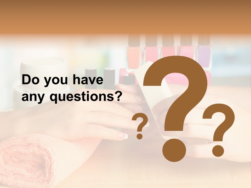 Lifestyle Nail Elegance PowerPoint Template