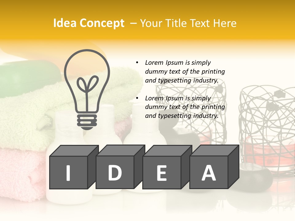 Green Closeup Health PowerPoint Template