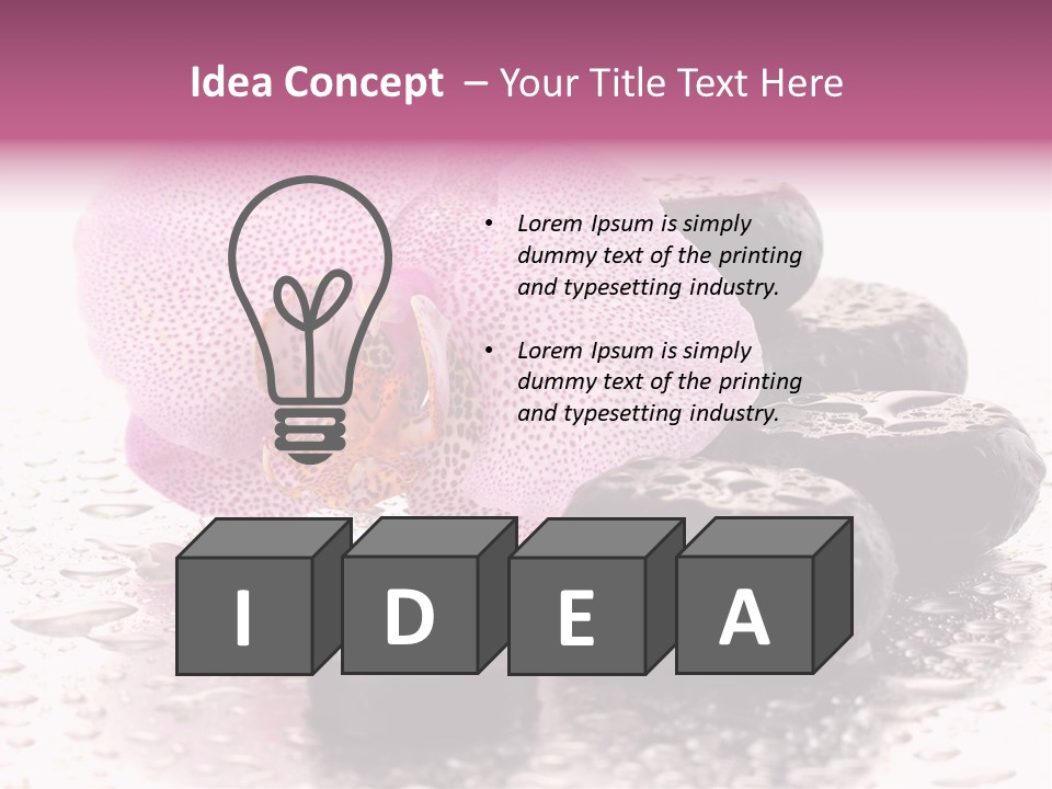 Therapy Grey East PowerPoint Template