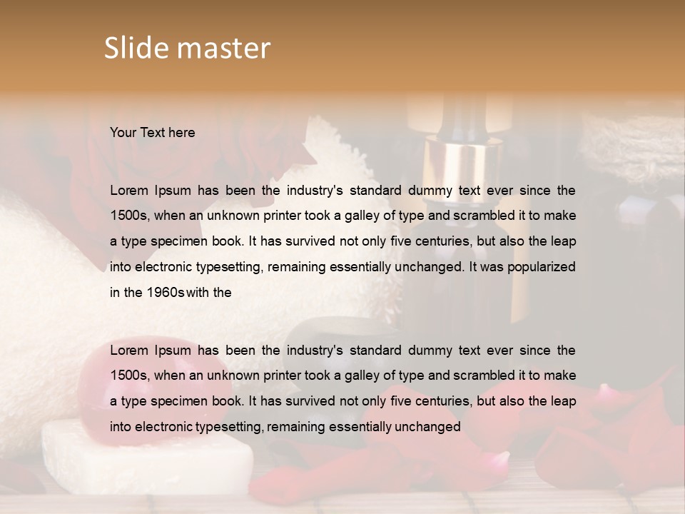 Beauty Soap Cosmetology PowerPoint Template