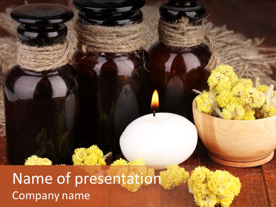 Natural Floral Relish PowerPoint Template