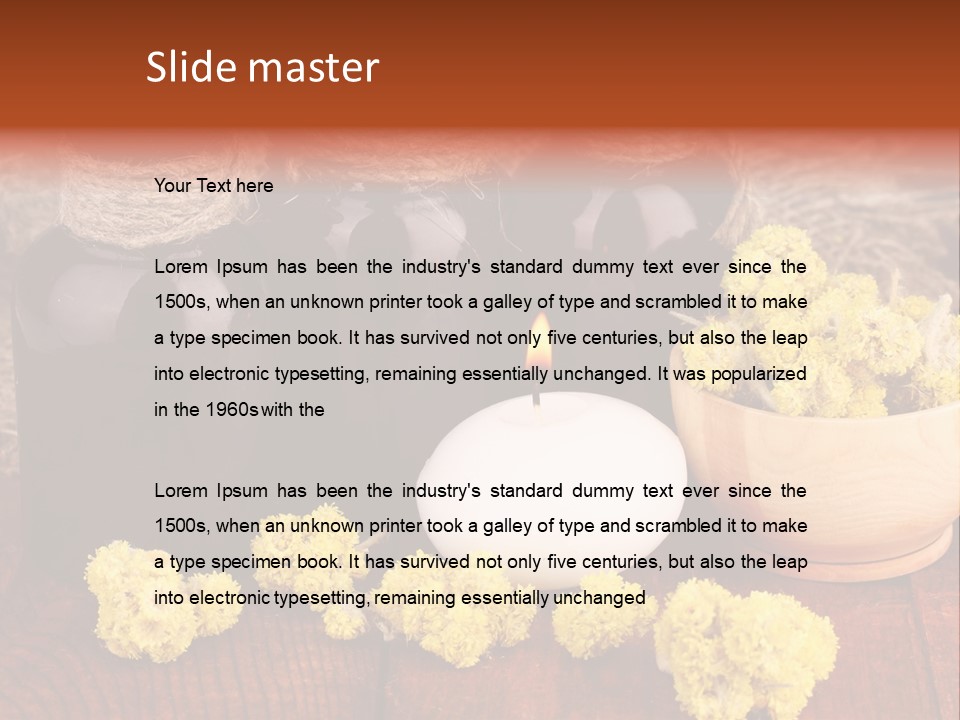 Natural Floral Relish PowerPoint Template