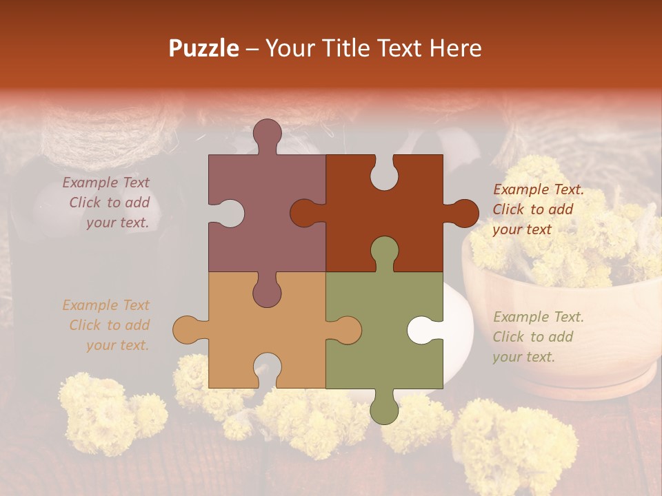 Natural Floral Relish PowerPoint Template