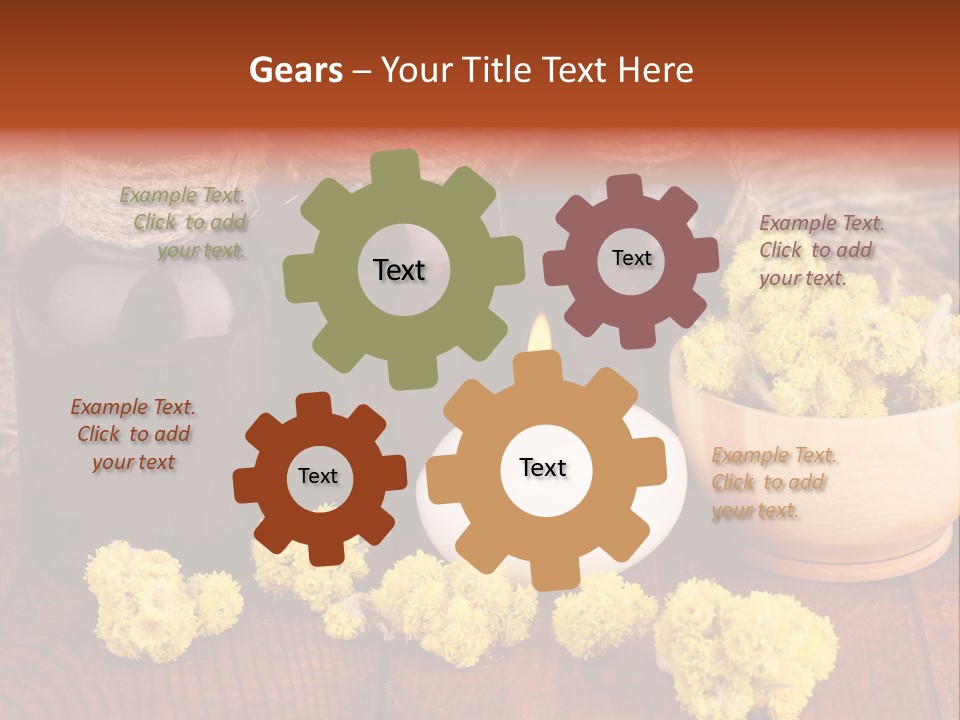 Natural Floral Relish PowerPoint Template