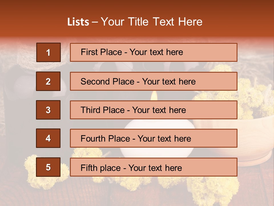 Natural Floral Relish PowerPoint Template