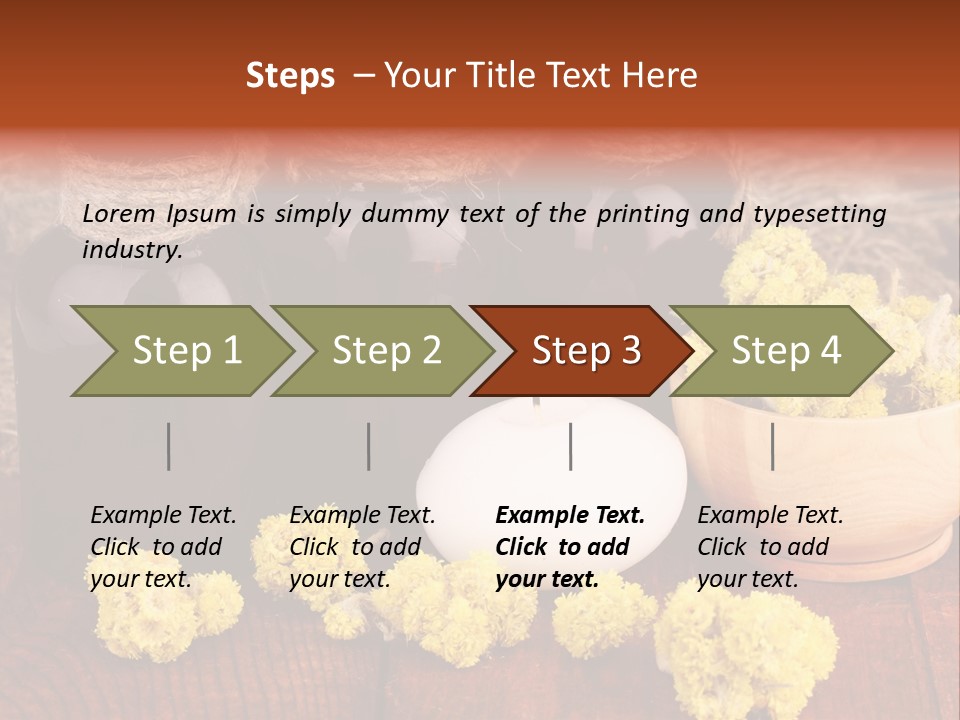 Natural Floral Relish PowerPoint Template