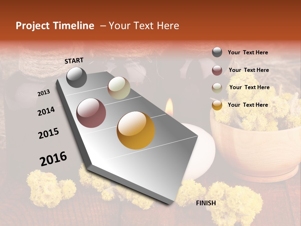 Natural Floral Relish PowerPoint Template