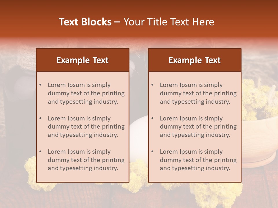 Natural Floral Relish PowerPoint Template