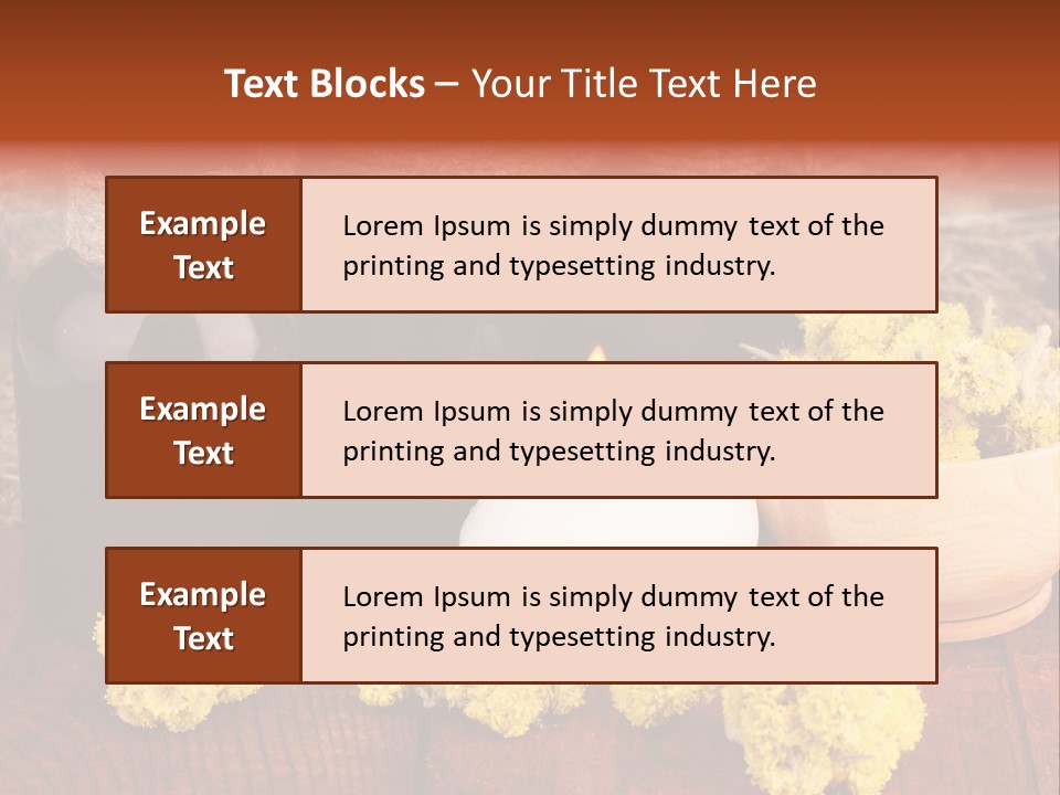 Natural Floral Relish PowerPoint Template