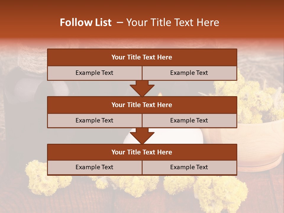 Natural Floral Relish PowerPoint Template