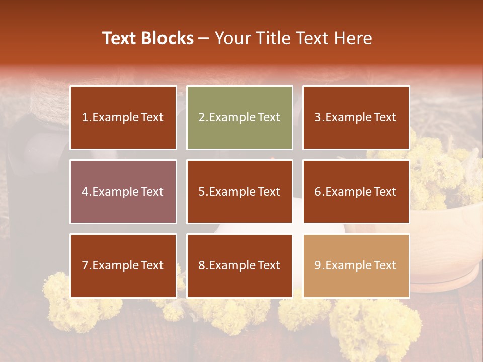 Natural Floral Relish PowerPoint Template