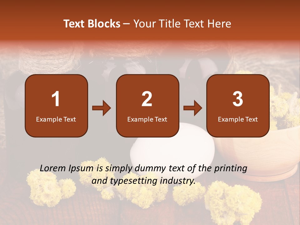 Natural Floral Relish PowerPoint Template