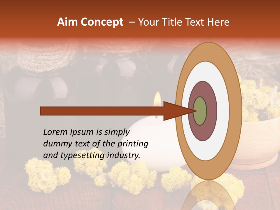 Natural Floral Relish PowerPoint Template