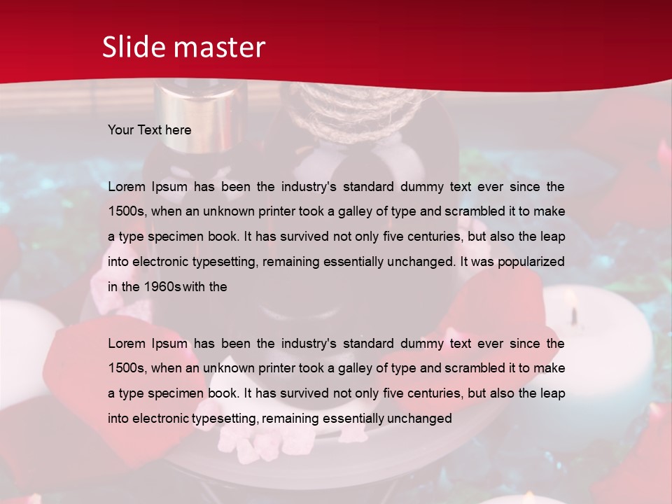 Health Natural Cosmetology PowerPoint Template