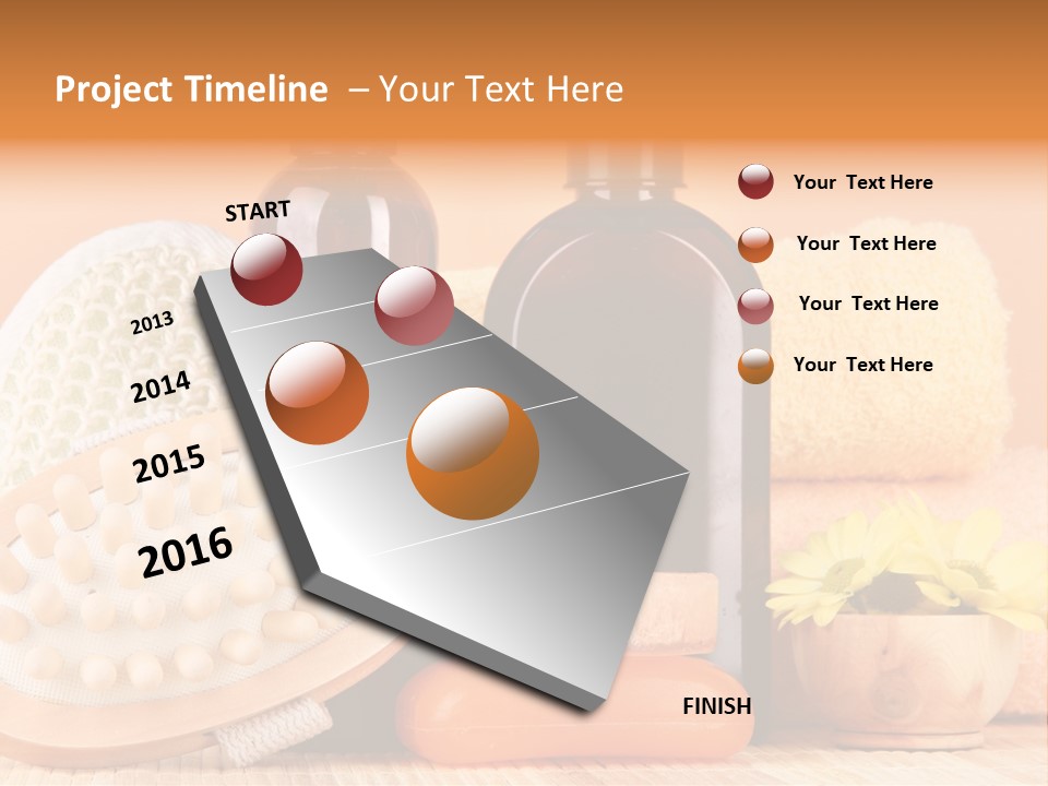 Merchandise Relax Plastic PowerPoint Template