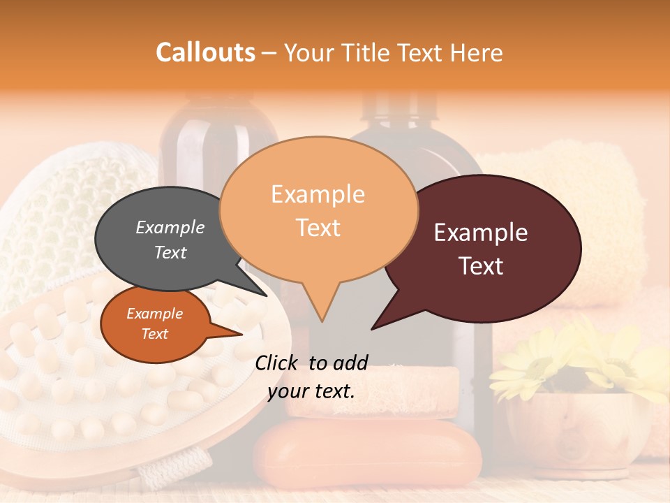 Merchandise Relax Plastic PowerPoint Template