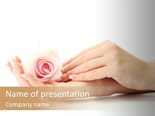 Hand Woman Female PowerPoint Template