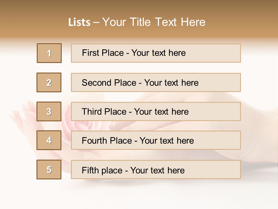 Hand Woman Female PowerPoint Template