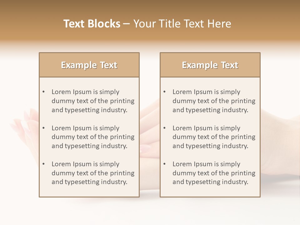 Hand Woman Female PowerPoint Template