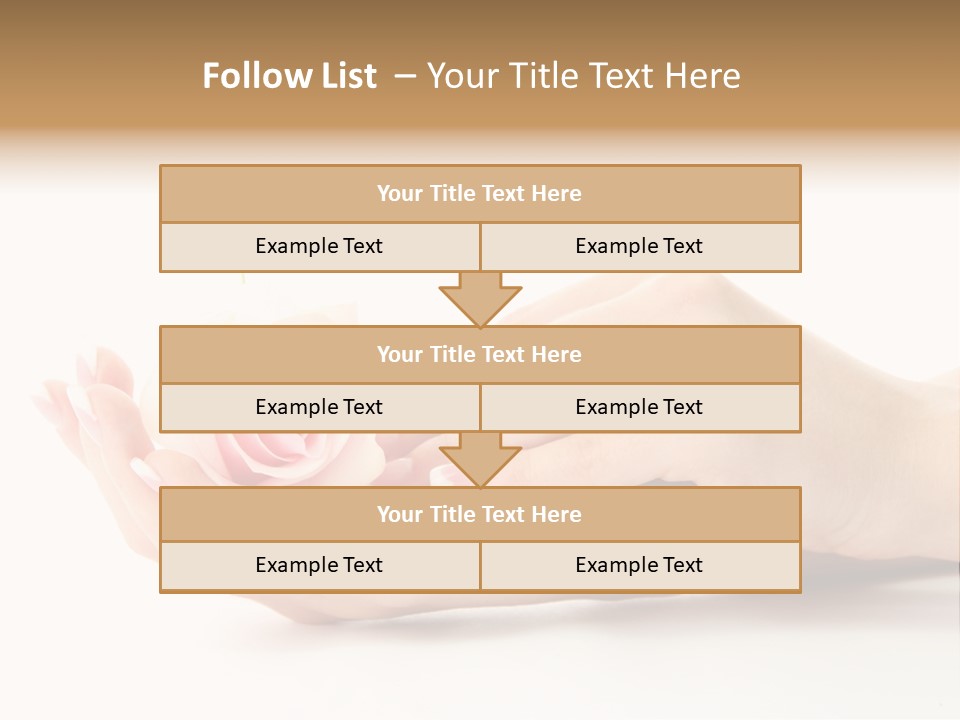 Hand Woman Female PowerPoint Template