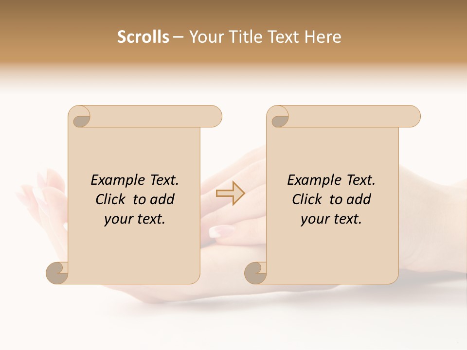 Hand Woman Female PowerPoint Template