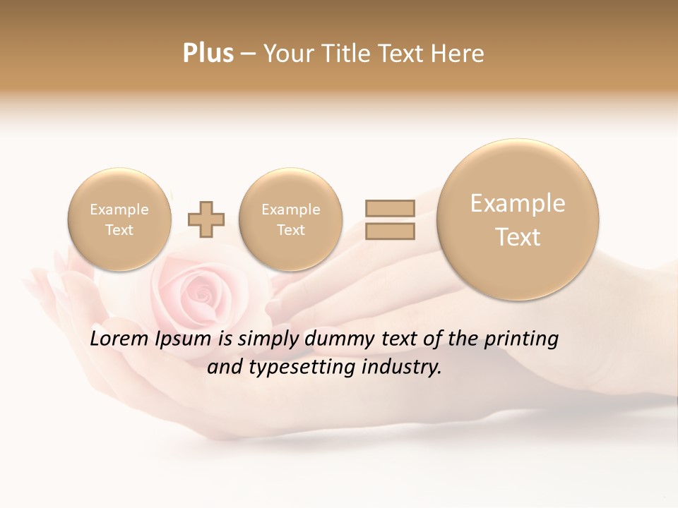 Hand Woman Female PowerPoint Template