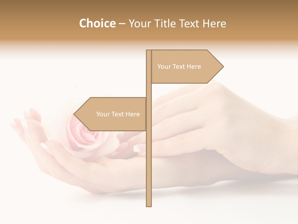 Hand Woman Female PowerPoint Template