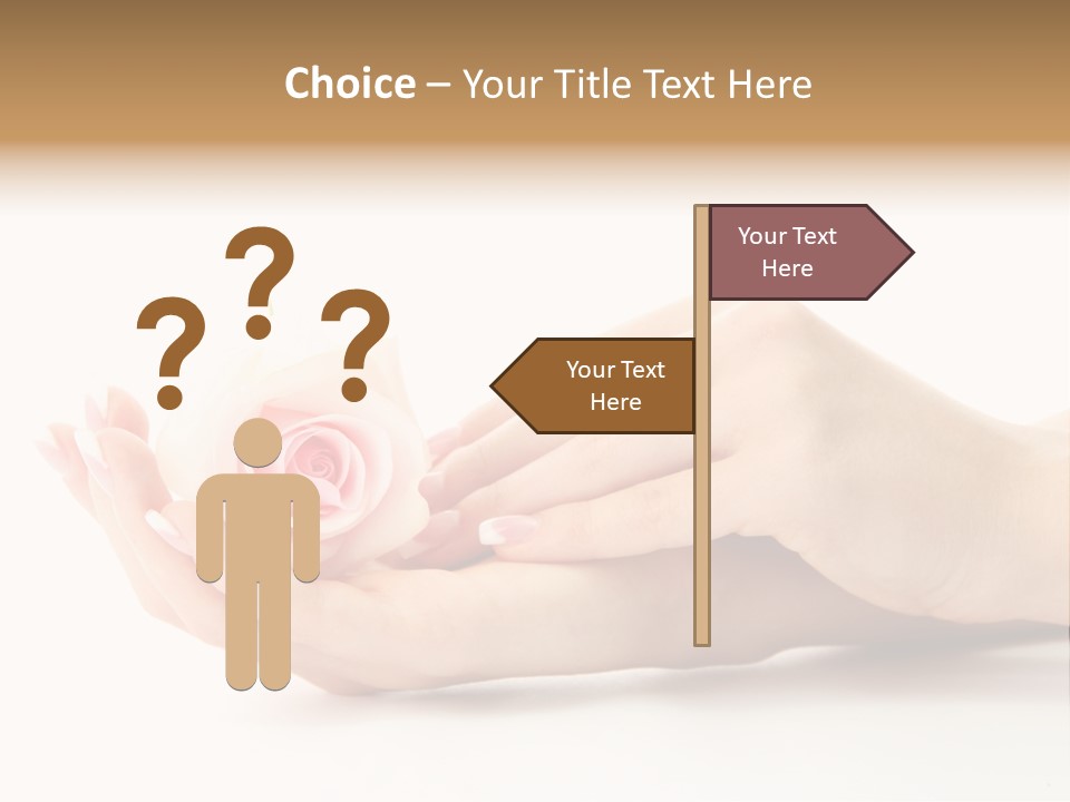 Hand Woman Female PowerPoint Template