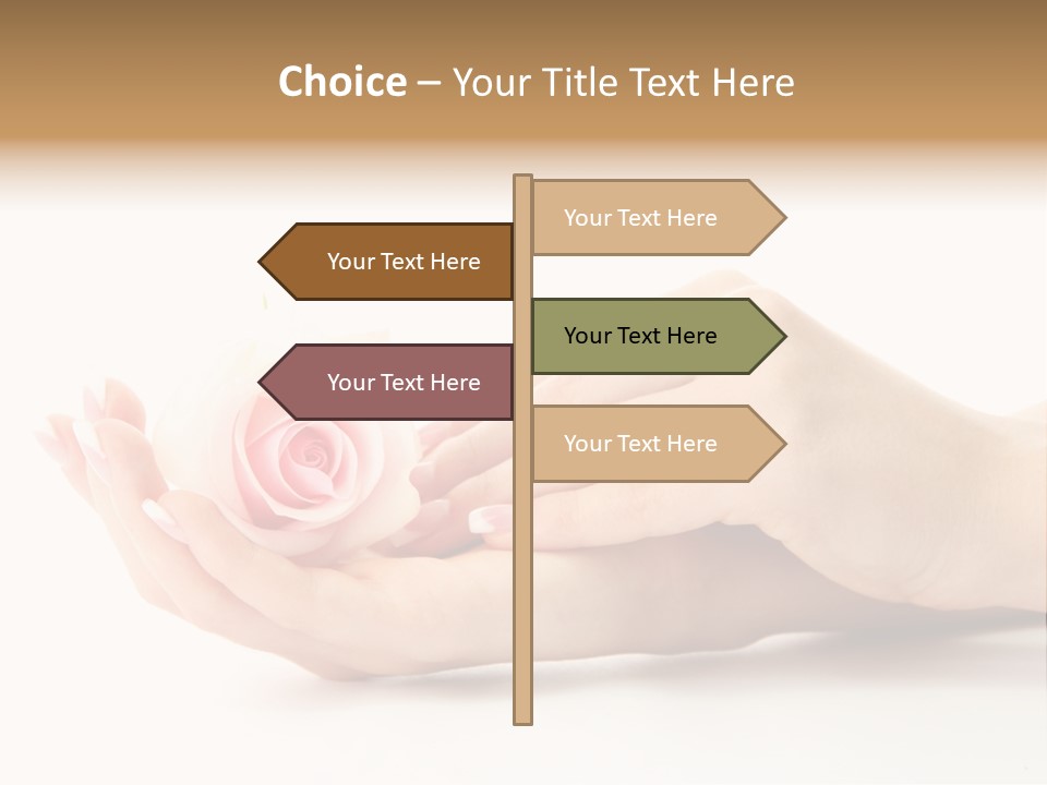 Hand Woman Female PowerPoint Template