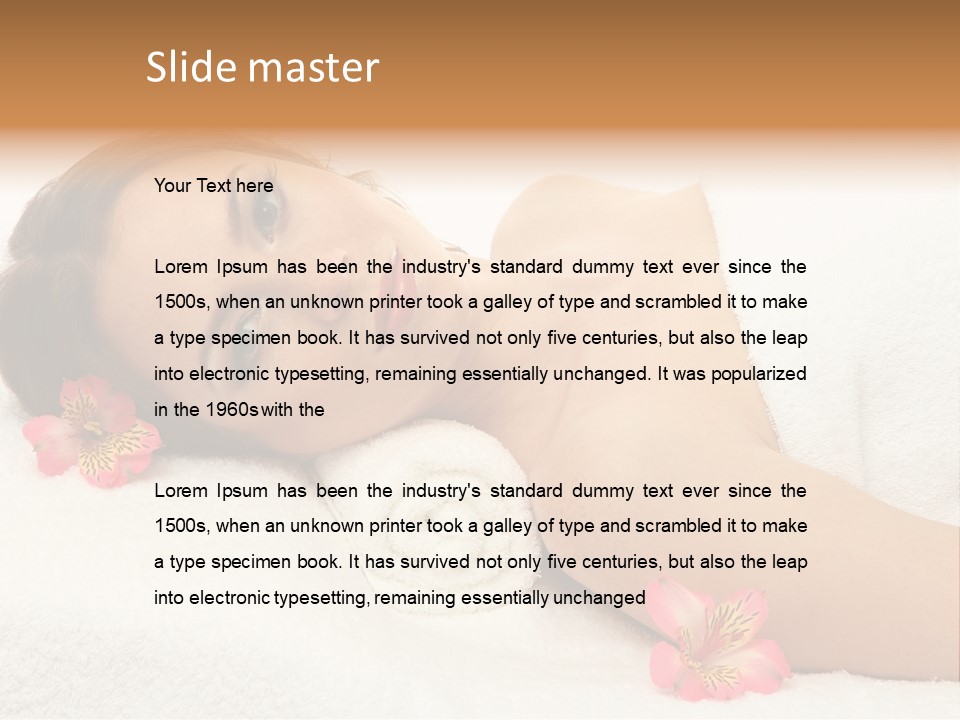 Body Cosmetics Skin PowerPoint Template