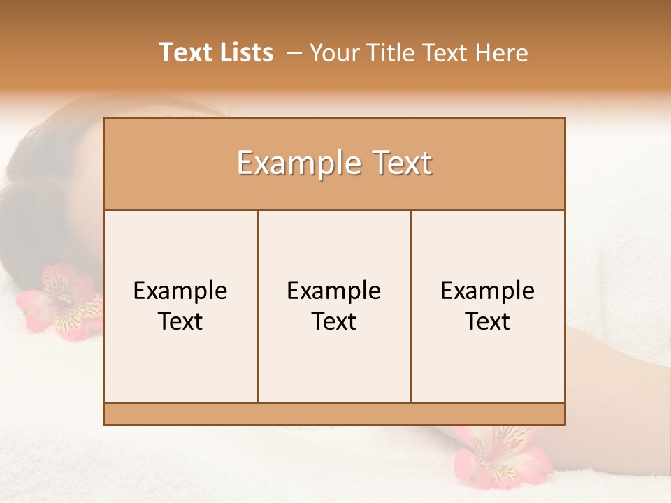 Body Cosmetics Skin PowerPoint Template