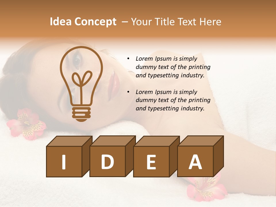 Body Cosmetics Skin PowerPoint Template