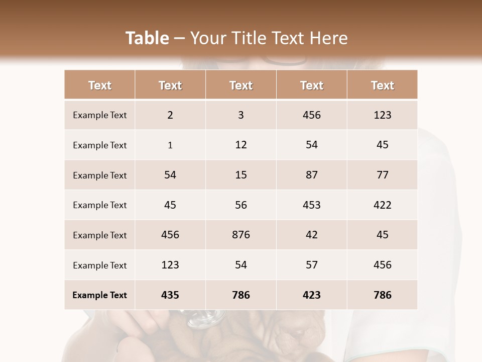 Face Tiny Toddler PowerPoint Template