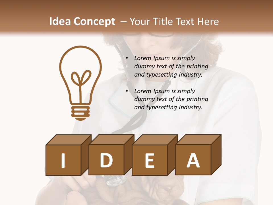 Face Tiny Toddler PowerPoint Template