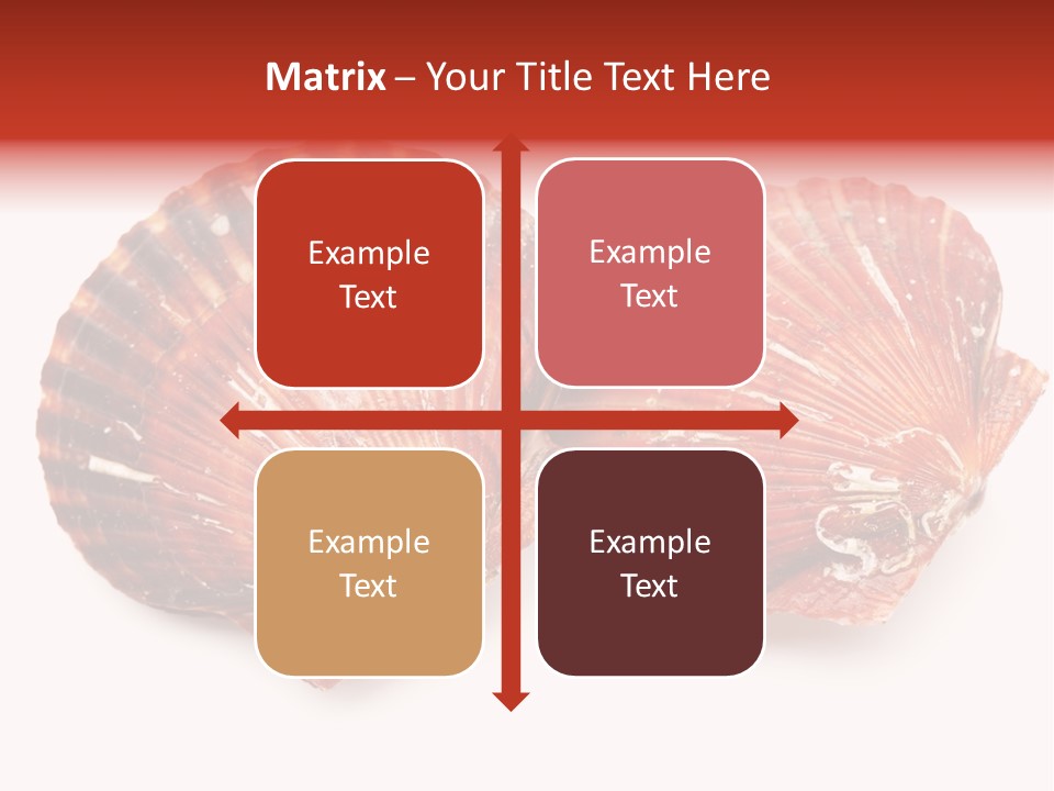 Red Background Closeup PowerPoint Template