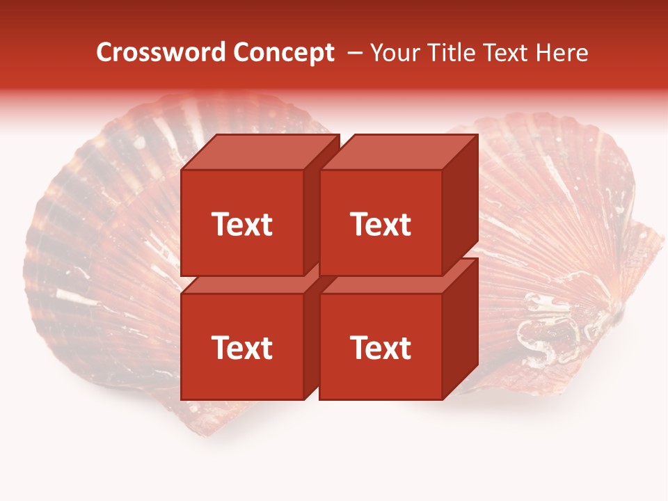 Red Background Closeup PowerPoint Template